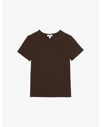 Reiss - Jolie Slim-Fit Cotton-Jersey T-Shirt - Lyst
