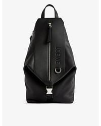 Loewe - Convertible Small Leather Backpack - Lyst