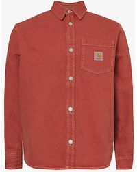 Carhartt - George Brand-patch Denim Shirt - Lyst