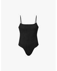 Cou Cou Intimates - The Bodysuit Pointelle Cotton Body - Lyst