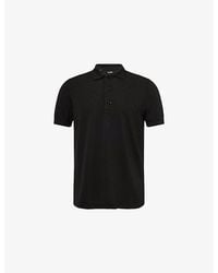 Tom Ford - Short-Sleeve Lyocell-Cotton Piquet Polo Shirt - Lyst