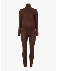 BUMPSUIT - Maternity The Penelope Turtleneck Stretch-Jersey Jumpsuit - Lyst