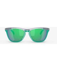 Oakley - Oo9284 Frogskinstm Range Round-frame O Mattertm Sunglasses - Lyst