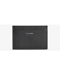 Paul Smith - Brand-foiled Leather Card Holder - Lyst
