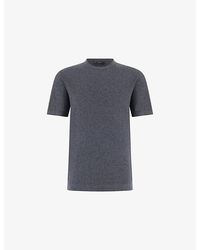 BOGGI - Fine-Knit Regular-Fit Linen And Cotton T-Shirt - Lyst