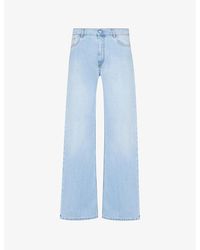 1017 ALYX 9SM - Buckle-embellished Wide-leg Mid-rise Jeans - Lyst