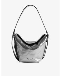 Zadig & Voltaire - Baby Jane Metallic-Leather Shoulder Bag - Lyst