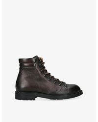 Magnanni - Grain Leather Hiker Boots - Lyst