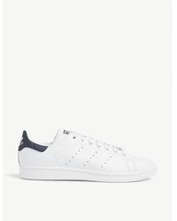 adidas - Stan Smith Leather Trainers - Lyst