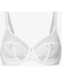 Chantelle - Orangerie Floral-embellished Underwired Lace Bra - Lyst