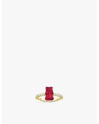 Thomas Sabo - X Haribo 18Ct-Plated Sterling And Zirconia Ring - Lyst