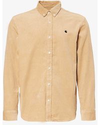 Carhartt - Madison Brand-embroidered Cotton-corduroy Shirt - Lyst