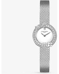 Chaumet - Hortensia Eden Stainless-steel And 0.56ct Diamond Quartz Watch - Lyst