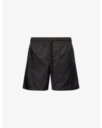 美品 GUCCI Psychedelic GG Nylon Shorts 44 Gucci GG Psychedelic Print Swim Shorts in Black for Men | Lyst