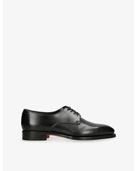 Santoni - Adrian Leather Derby Shoes - Lyst