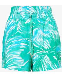 Melissa Odabash - Annie Abstract-pattern Woven Shorts - Lyst