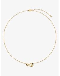 Monica Vinader - Infinity 18Ct Vermeil Necklace - Lyst