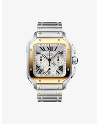 Cartier - Santos De Large Model Automatic Watch - Lyst
