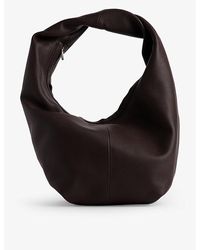 Maeden - Yela Curved Leather Shoulder Bag - Lyst