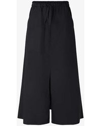 Soeur - Agadir High-rise Elasticated-waist Cotton Midi Skirt - Lyst