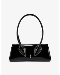 Christian Louboutin - Venus Baguette Patent-Leather Shoulder Bag - Lyst