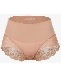 Spanx - Undie-tectable Floral-lace Woven Brief - Lyst