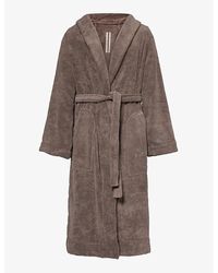 Rick Owens - Logo-embellished Relaxed-fit Cotton-towelling Robe - Lyst