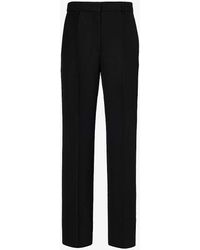 Totême - Straight-leg Mid-rise Polyester And Wool-blend Trousers - Lyst