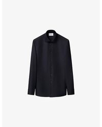 Eton - Houndstooth Slim-Fit Fine-Twill Shirt - Lyst