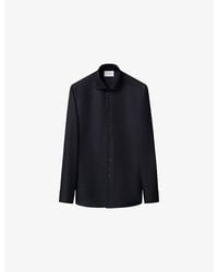 Eton - Houndstooth Slim-Fit Fine-Twill Shirt - Lyst