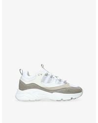 Cleens - Aero Runner Leather, Suede And Mesh Trainers - Lyst
