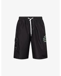ANTI SOCIAL SOCIAL CLUB - Logo-Embroidered Swim Shorts - Lyst