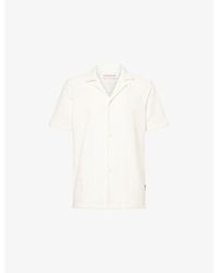 Orlebar Brown - Howell Drop Needle Short-Sleeves Cotton-Knit Polo Shirt - Lyst