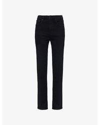 FRAME - The Pencil Five-Pockets Straight-Leg High-Rise Stretch-Denim Jeans - Lyst
