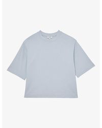 Reiss - Lara Relaxed-Fit Cotton T-Shirt - Lyst