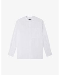 Soeur - Vannes Round-neck Relaxed-fit Cotton Shirt - Lyst