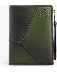 Loewe - Puzzle Brand-debossed Leather Zip Wallet - Lyst