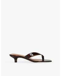 Steve Madden - Tracie Leather Heeled Sandals - Lyst
