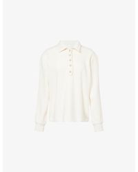 Citizens of Humanity - Vintage Long-Sleeve Jersey Polo Shirt - Lyst