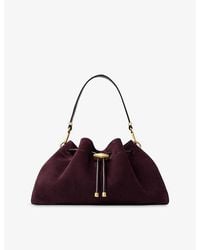 Jimmy Choo - Cinch Medium Suede Handbag - Lyst