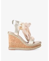 Carvela Kurt Geiger - Sorrento Faux-Leather Wedges - Lyst
