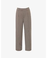 House Of Cb - Hayden Checked Stretch-Woven Trousers - Lyst