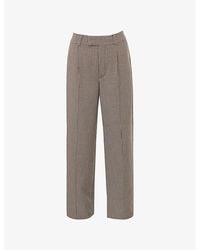 House Of Cb - Hayden Checked Stretch-Woven Trousers - Lyst
