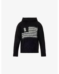 Cole Buxton - American-Flag Soft-Touch Alpaca Blend Hoody - Lyst