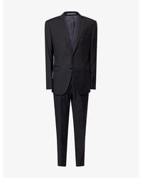 Emporio Armani - Single-Breasted Notch-Lapel Wool Suit - Lyst