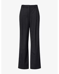 Twp - Ivy Pleated Wool Twill Trousers - Lyst
