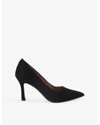 Carvela Kurt Geiger - Corletta Wide-Fit Heeled Faux-Leather Courts - Lyst