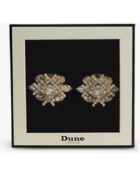 Dune - Soulmates Bridal Crystal-embellished Metal Shoe Brooch - Lyst