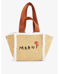 Marni - Shopping Bag Woven Tote Bag - Lyst