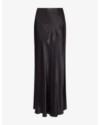 Rails - Romina Bias-Cut Satin Maxi Skirt - Lyst